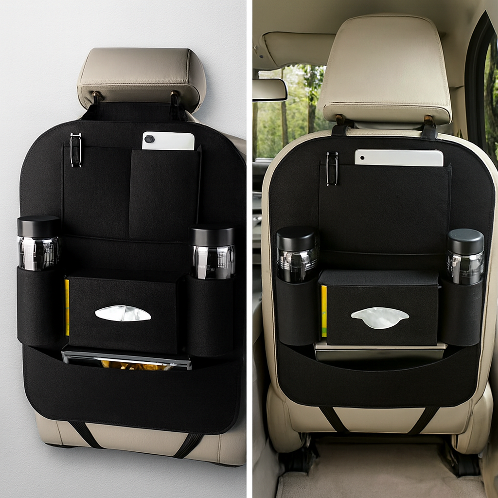 Organizador de Respaldo para Auto Multifuncional